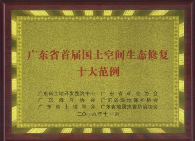 广东省首届国土空间生态修复十大范例