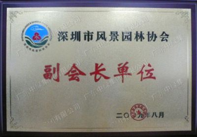 深圳市风景园林协会副会长单位